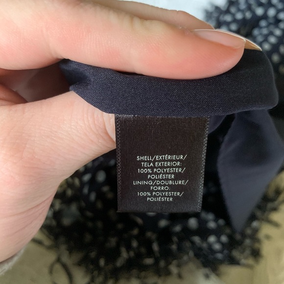 Sleeveless Ann Taylor polka dot with ruffle hem - Picture 6 of 7